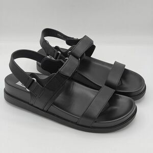 dv by Dolce Vita “Argyle” Style & Comfort Adjustable Strap Sandal (Black)